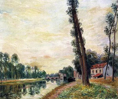 The Banks of the Loing Alfred Sisley